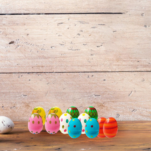 12 Piezas Huevos De Pascua Rellenos Para Suministros De