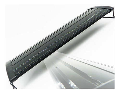 Luminária Super Slim Led Branca E Azul - 43cm 7w Extensível Bivolt