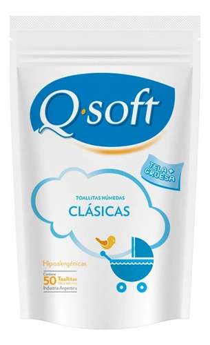 Toallitas Humedas Qsoft Clasicas 500 Un