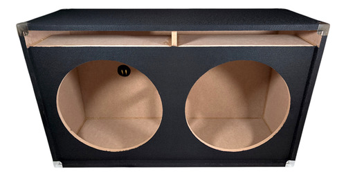 Caja Acústica Grande Con Port Para 2 Subwoofers De 18in