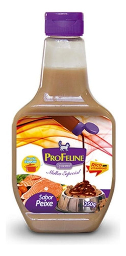 Molho Para Ração Gatos Sabor Peixe 250g Prófeline