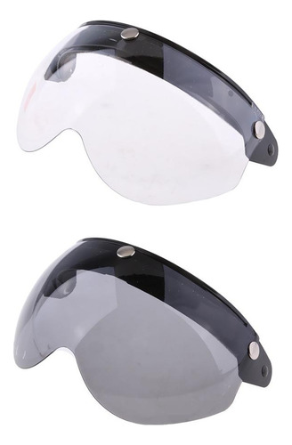 Cascos À Moto Visera Abatible A De 3 Caras 3/4 Con Lente +