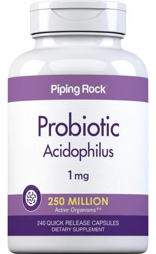 Probiótico Digestivo Acidophilus 250 Millones Pipingrock 