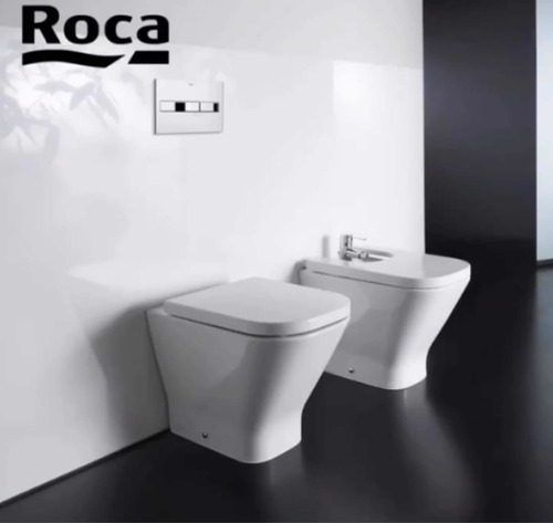 Roca Bidet Blanco Brillante Gap Descarga Pared/piso (0189)