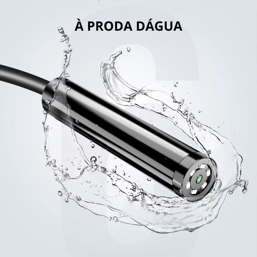 Câmera Diagnóstico Automotivo Endoscópio Industrial Tela 4.3