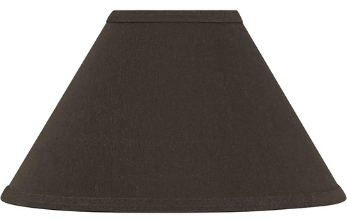 Pantalla Para Lámpara Marrón Oscuro 4x11x7 Pulgadas