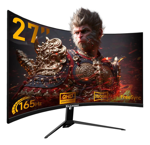 Memzuoix 27 Pulgadas 2k Monitor De Computadora De Juego Curv