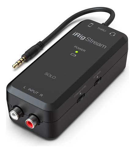 Interfaz Ik Multimedia Irig Stream Solo Audio Audio Para Ios