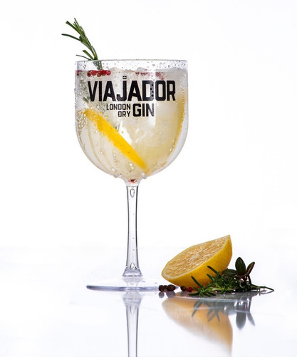 1 Gin Viajador E 1 Taça De Acrílico 570 Ml