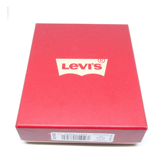 Billetera Hombre Marca Levi´s Original Rfid Negra