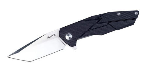 Cuchillo Navaja Plegable De Bolsillo Negro | Ruike 14c28n