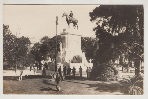 1931 Postal Fotografia Rppc Monumento A Zabala Inauguracion