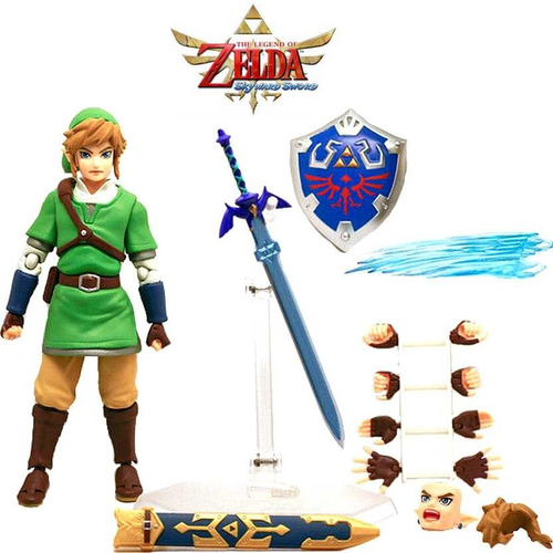 Boneco Link The Legend Of Zelda Figma Nintendo