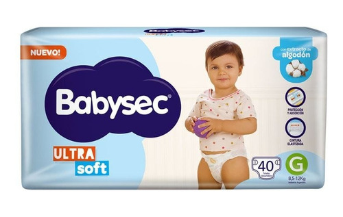 Pañales Babysec Ultra Soft En Todos Los Talles Baby Sec