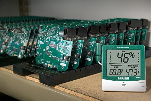 Metros Hygro-thermometer Alerta De Humedad Con Punto De Rocí