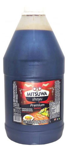 Shoyu Premium Mitsuwa Especial Concentrado 3.1 Litros