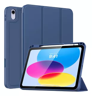 Smart Case Para iPad 10ma Gen A2696 A2757 Funda Estuche Navy