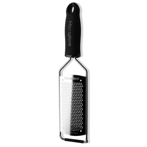 Ralador Para Corte Fino Em Aço Inox Gourmet Microplane Preto