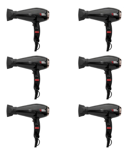 Imagem 1 de 1 de Mq Milano Black Secador 1900w 127v (kit C/06)