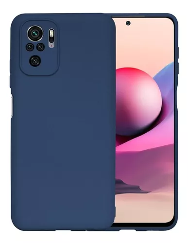 Funda Molan Cano Para Xiaomi Redmi Note 10s/Note 10 Silicon Suave Soft  Jelly Case Color Azul