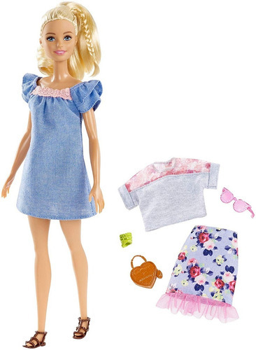 Barbie Fashionistas Rubia #99 Accesorios Mattel Fry79 Niñas