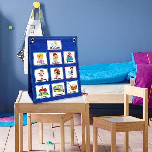 B Calendario De Horario Visual Para Niños Con 72 Piezas