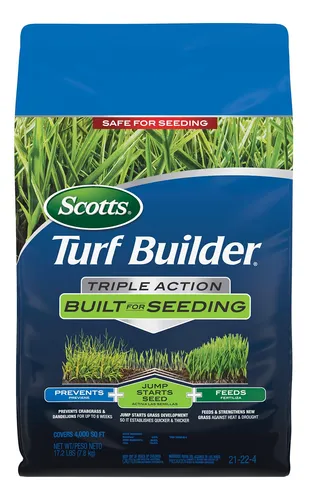 Scotts Turf Builder Triple Acción Construido Para Sembrar, P