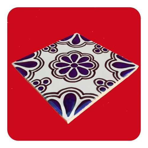 Imagen 2 de 5 de Azulejo 1 Metro Cuadrado De Talavera Poblana Mosaico M1 Zlj