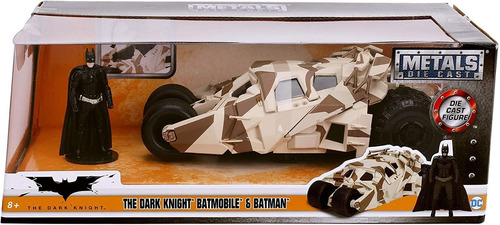 Dc Comics 2008 The Dark Knight Batmobile Con Batman Fig...