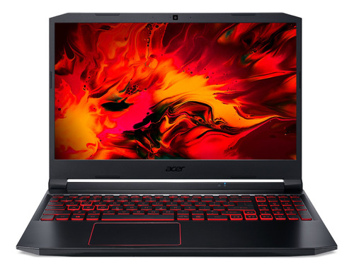 Notebook gamer  Acer Aspire Nitro 5 AN515-55 negra 15.6", Intel Core i5 10300H  8GB de RAM 512GB SSD, NVIDIA GeForce GTX 1650 1920x1080px Windows 11 Home