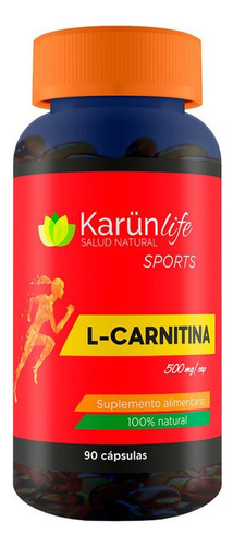 L-carnitina  90 Cápsulas  500 Mg