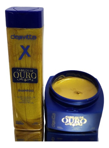 Kit Tratamento Sh 300ml Mas 300g Cabelos De Ouro Dexvitta