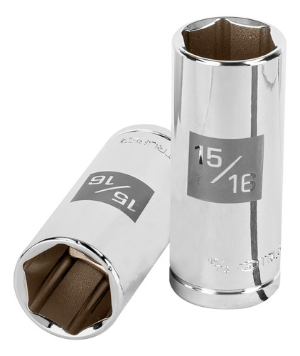 Dado Largo De 15/16, 6 Puntas, Cuadro 1/2, Truper. 13332