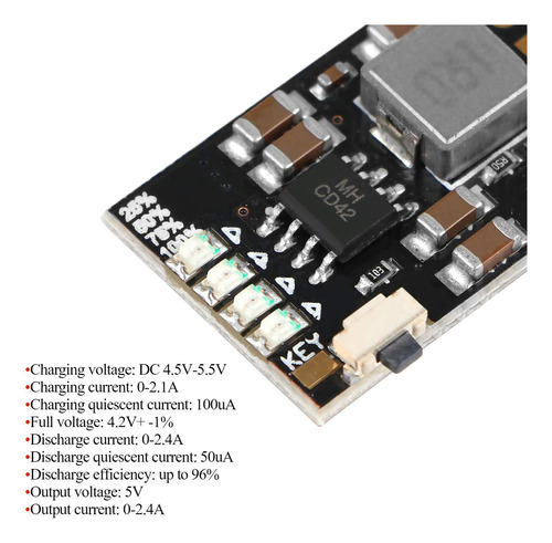 Makerfocus Modulo Integrado Descarga Para Bateria Litio Pcb