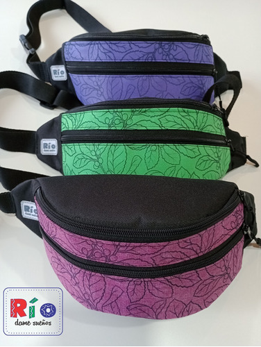 Imagen 5 de 7 de Riñoneras Rígidas Únicas Estampas Bici, Mándalas, Kayak.