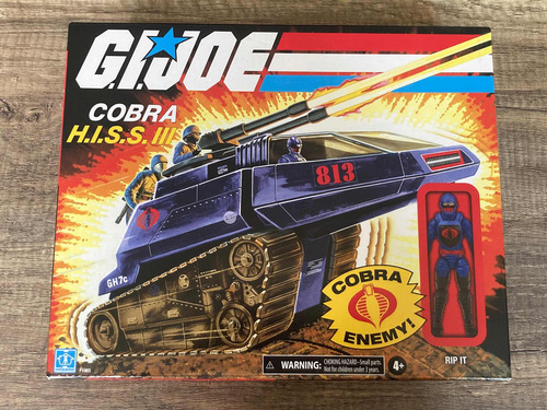 Gi Joe Cobra Hiss Iii Azul Retro Collection