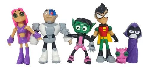 Nuevo Paquete Figuras Jovenes Titanes Cuotas sin inter s
