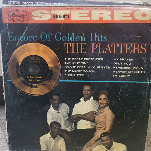 Disco Lp The Platters-encore Of Golden Hits Platters K