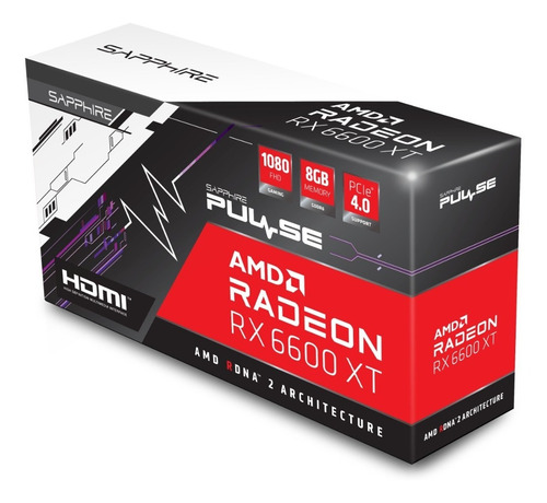 Imagen 10 de 10 de Placa De Video Sapphire Pulse Rx 6600 Xt 8gb Gddr6 Radeon