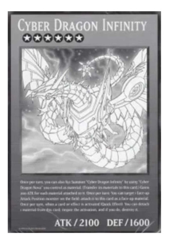 Yugioh! Cyber Dragon Infinity (oversized)