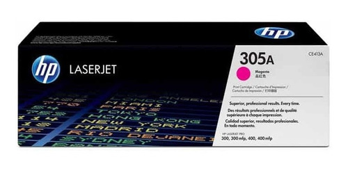 Toner Hp Ce413a (305a) L.j. Pro 400 Magenta 2600pg