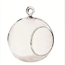 Comprar Terrarios Colgantes Globos Y Fanales Con Manija Vidrio 8x15