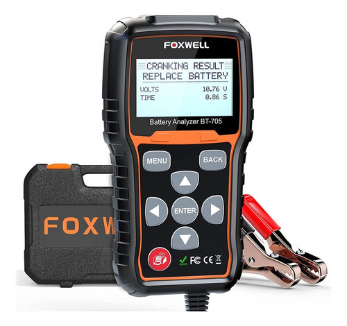 Comprobador De Baterías Profesional Foxwell Bt705 100 2000c