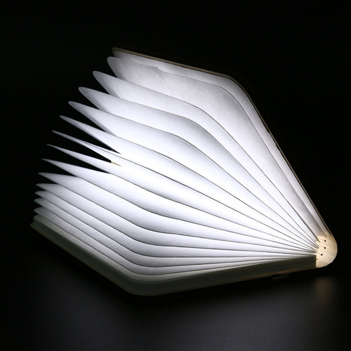 Para L Mesa De Madera Plegable En Forma De Libro Con Luz De