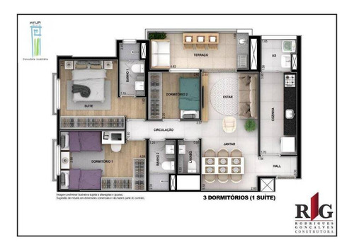 Imagem 2 de 29 de Apartamento À Venda, 83 M² Por R$ 611.620,00 - Chora Menino - São Paulo/sp - Ap1624