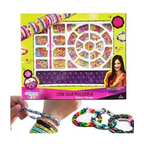 Fábrica De Pulseiras Elástico Infantil Brinquedos Coloridas