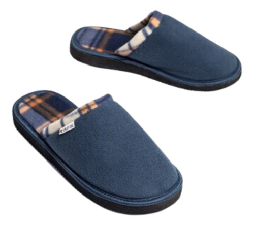 Pantufla Chinela Hombre En Polar Dural