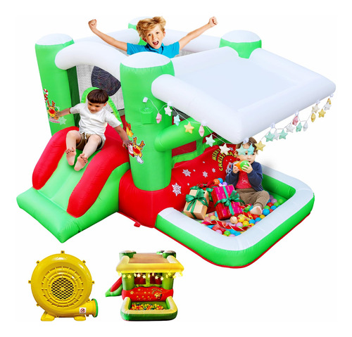 Lcozpg Casa Inflable De Rebote Para Ninos, Casa De Juegos De