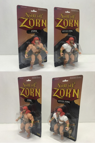Dos Figuras Funko Son Of Zorn He-man Parodia 14cm Alto
