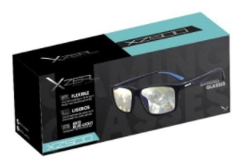 Imagen 2 de 2 de Lentes Xzeal Con Proteccion Blue Light Xzeal Xzagg50b Negro